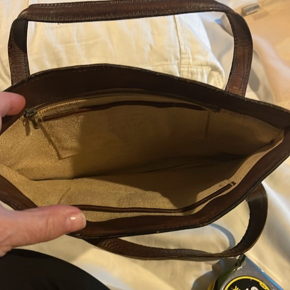 Green and Brown Women's Bag - Picture 3 of 3